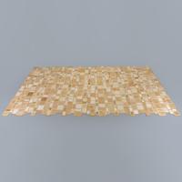 Large Kyle Bunting CONFUSION Patterned Hide Rug, 205L - Sold for $7,040 on 11-16-2025 (Lot 937).jpg